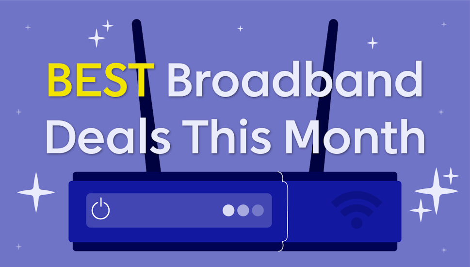 The title of the article with an image of a broadband router