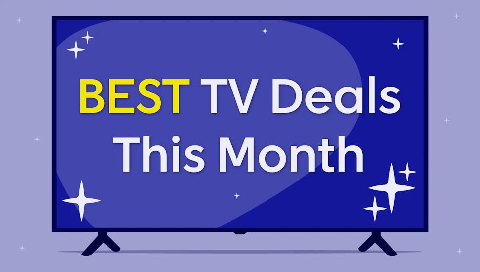 The title of the article, displayed on a TV