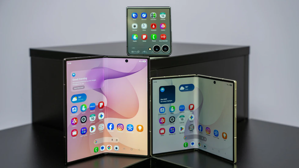 The new Samsung Galaxy Fold 8 Ultra, Flip 8 and Fold 8.